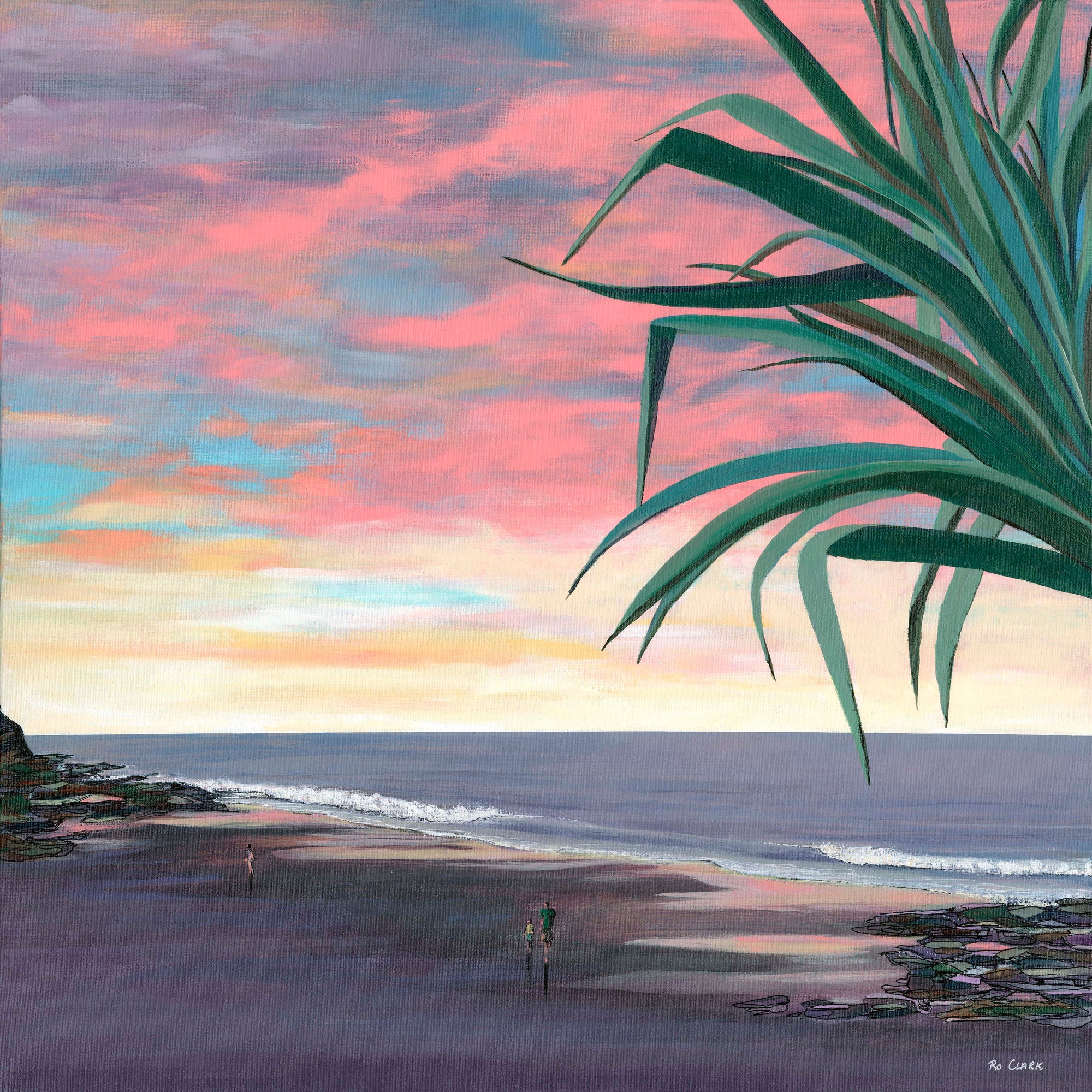 Sunset shadows