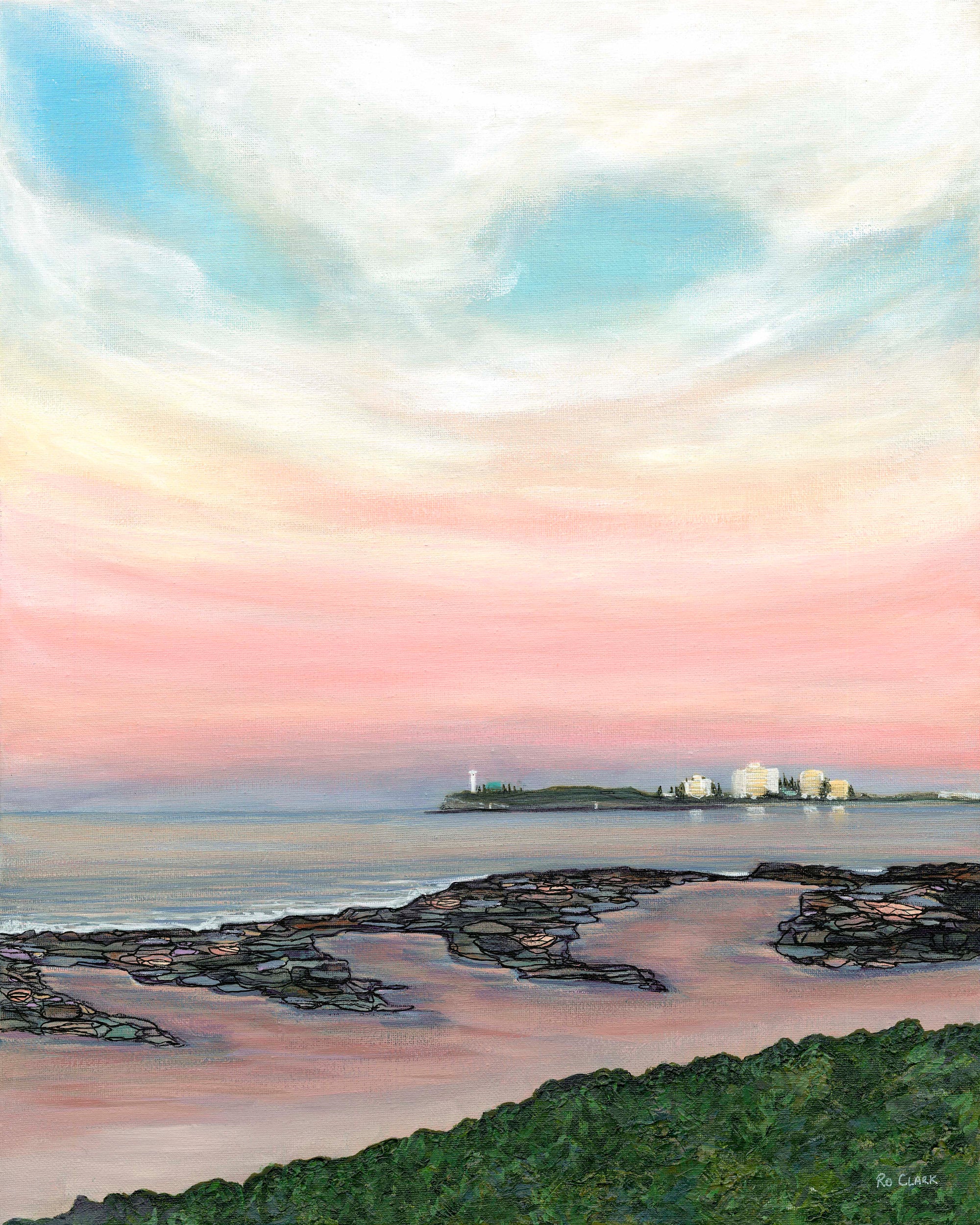 Pastels over Point Cartwright