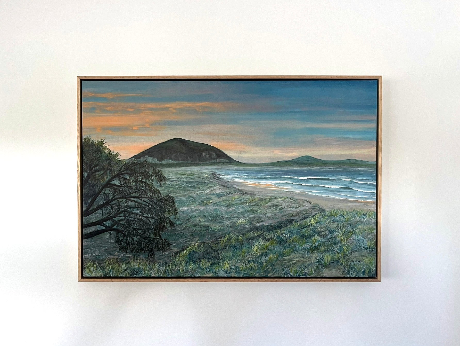 Mount Coolum in Naples Yellow (Original)
