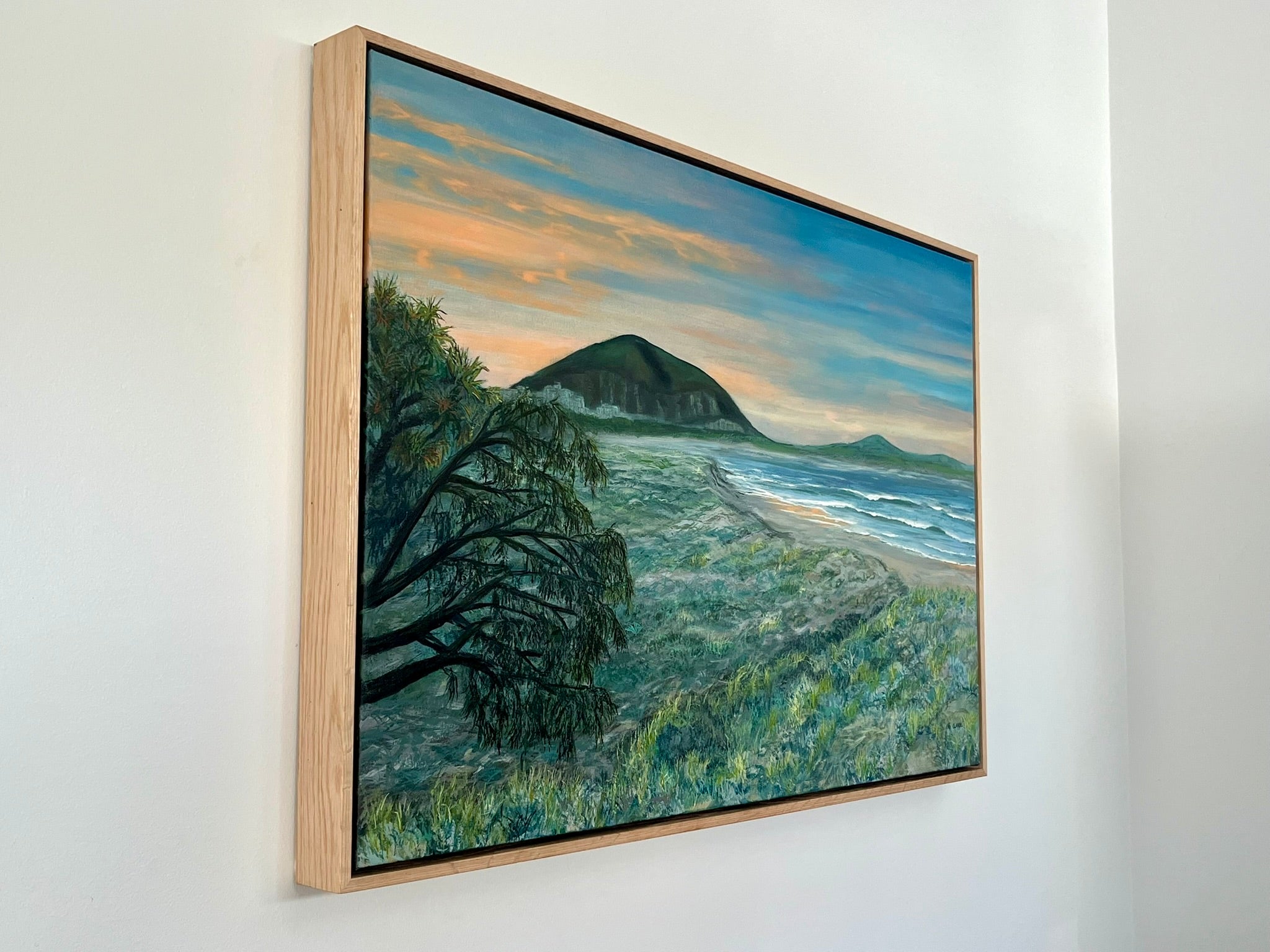 Mount Coolum in Naples Yellow (Original)